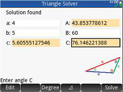 HP Prime Triangle Solver