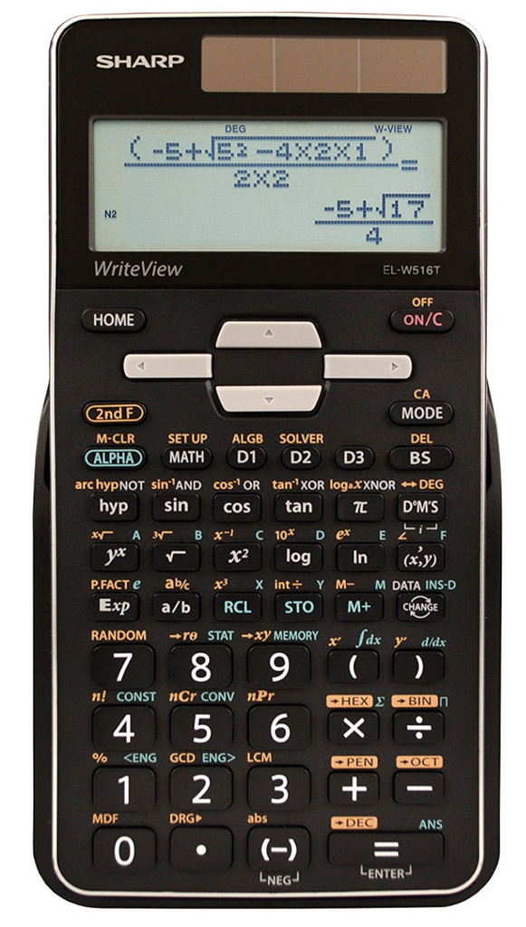 Sharp EL-W516TBSL Full Review - Math Class Calculator