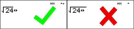 TI 36X Pro How To Change Fraction Or Square Root To Decimal Math 