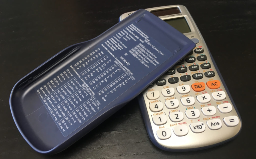 Casio scientific calculator slide on case